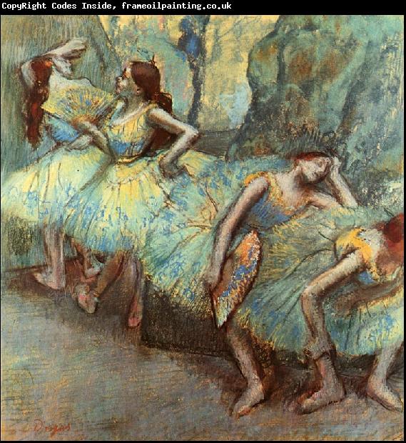Edgar Degas Ballet Dancers in the Wings